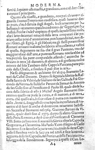 Ritratto di Roma moderna: nel quale sono descritte, le sagre basiliche, le chiese, collegij, confraternite, librerie, ospedali, monasteri, fontane, giardini, palazzi, pitture, sculture, e statue più famose, esistenti dentro, e fuori della città. Con la narratione dell'opere pie, ... Distinto in quatordici rioni, abbellito con le figure di rame, e raccolto dall'auttori, accennati nel primo tomo