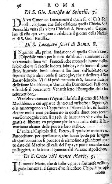 Ritratto di Roma moderna: nel quale sono descritte, le sagre basiliche, le chiese, collegij, confraternite, librerie, ospedali, monasteri, fontane, giardini, palazzi, pitture, sculture, e statue più famose, esistenti dentro, e fuori della città. Con la narratione dell'opere pie, ... Distinto in quatordici rioni, abbellito con le figure di rame, e raccolto dall'auttori, accennati nel primo tomo