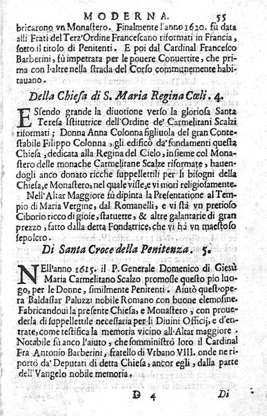 Ritratto di Roma moderna: nel quale sono descritte, le sagre basiliche, le chiese, collegij, confraternite, librerie, ospedali, monasteri, fontane, giardini, palazzi, pitture, sculture, e statue più famose, esistenti dentro, e fuori della città. Con la narratione dell'opere pie, ... Distinto in quatordici rioni, abbellito con le figure di rame, e raccolto dall'auttori, accennati nel primo tomo