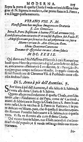 Ritratto di Roma moderna: nel quale sono descritte, le sagre basiliche, le chiese, collegij, confraternite, librerie, ospedali, monasteri, fontane, giardini, palazzi, pitture, sculture, e statue più famose, esistenti dentro, e fuori della città. Con la narratione dell'opere pie, ... Distinto in quatordici rioni, abbellito con le figure di rame, e raccolto dall'auttori, accennati nel primo tomo