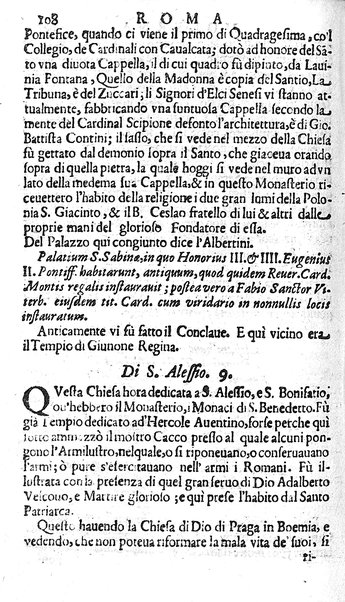 Ritratto di Roma moderna: nel quale sono descritte, le sagre basiliche, le chiese, collegij, confraternite, librerie, ospedali, monasteri, fontane, giardini, palazzi, pitture, sculture, e statue più famose, esistenti dentro, e fuori della città. Con la narratione dell'opere pie, ... Distinto in quatordici rioni, abbellito con le figure di rame, e raccolto dall'auttori, accennati nel primo tomo