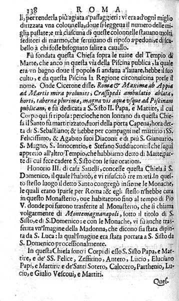 Ritratto di Roma moderna: nel quale sono descritte, le sagre basiliche, le chiese, collegij, confraternite, librerie, ospedali, monasteri, fontane, giardini, palazzi, pitture, sculture, e statue più famose, esistenti dentro, e fuori della città. Con la narratione dell'opere pie, ... Distinto in quatordici rioni, abbellito con le figure di rame, e raccolto dall'auttori, accennati nel primo tomo