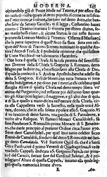 Ritratto di Roma moderna: nel quale sono descritte, le sagre basiliche, le chiese, collegij, confraternite, librerie, ospedali, monasteri, fontane, giardini, palazzi, pitture, sculture, e statue più famose, esistenti dentro, e fuori della città. Con la narratione dell'opere pie, ... Distinto in quatordici rioni, abbellito con le figure di rame, e raccolto dall'auttori, accennati nel primo tomo