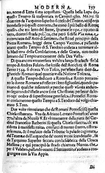 Ritratto di Roma moderna: nel quale sono descritte, le sagre basiliche, le chiese, collegij, confraternite, librerie, ospedali, monasteri, fontane, giardini, palazzi, pitture, sculture, e statue più famose, esistenti dentro, e fuori della città. Con la narratione dell'opere pie, ... Distinto in quatordici rioni, abbellito con le figure di rame, e raccolto dall'auttori, accennati nel primo tomo