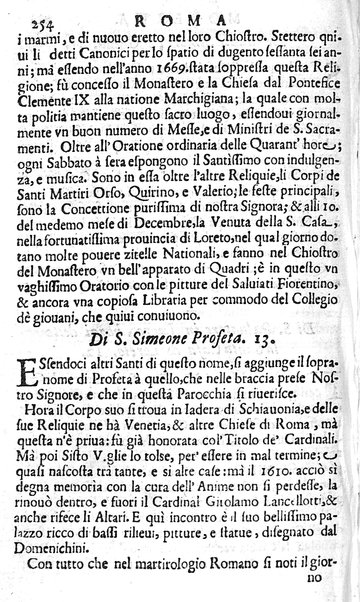 Ritratto di Roma moderna: nel quale sono descritte, le sagre basiliche, le chiese, collegij, confraternite, librerie, ospedali, monasteri, fontane, giardini, palazzi, pitture, sculture, e statue più famose, esistenti dentro, e fuori della città. Con la narratione dell'opere pie, ... Distinto in quatordici rioni, abbellito con le figure di rame, e raccolto dall'auttori, accennati nel primo tomo