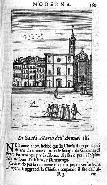 Ritratto di Roma moderna: nel quale sono descritte, le sagre basiliche, le chiese, collegij, confraternite, librerie, ospedali, monasteri, fontane, giardini, palazzi, pitture, sculture, e statue più famose, esistenti dentro, e fuori della città. Con la narratione dell'opere pie, ... Distinto in quatordici rioni, abbellito con le figure di rame, e raccolto dall'auttori, accennati nel primo tomo