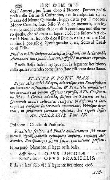 Ritratto di Roma moderna: nel quale sono descritte, le sagre basiliche, le chiese, collegij, confraternite, librerie, ospedali, monasteri, fontane, giardini, palazzi, pitture, sculture, e statue più famose, esistenti dentro, e fuori della città. Con la narratione dell'opere pie, ... Distinto in quatordici rioni, abbellito con le figure di rame, e raccolto dall'auttori, accennati nel primo tomo