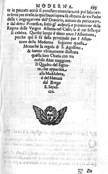 Ritratto di Roma moderna: nel quale sono descritte, le sagre basiliche, le chiese, collegij, confraternite, librerie, ospedali, monasteri, fontane, giardini, palazzi, pitture, sculture, e statue più famose, esistenti dentro, e fuori della città. Con la narratione dell'opere pie, ... Distinto in quatordici rioni, abbellito con le figure di rame, e raccolto dall'auttori, accennati nel primo tomo