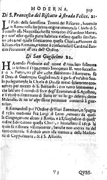 Ritratto di Roma moderna: nel quale sono descritte, le sagre basiliche, le chiese, collegij, confraternite, librerie, ospedali, monasteri, fontane, giardini, palazzi, pitture, sculture, e statue più famose, esistenti dentro, e fuori della città. Con la narratione dell'opere pie, ... Distinto in quatordici rioni, abbellito con le figure di rame, e raccolto dall'auttori, accennati nel primo tomo