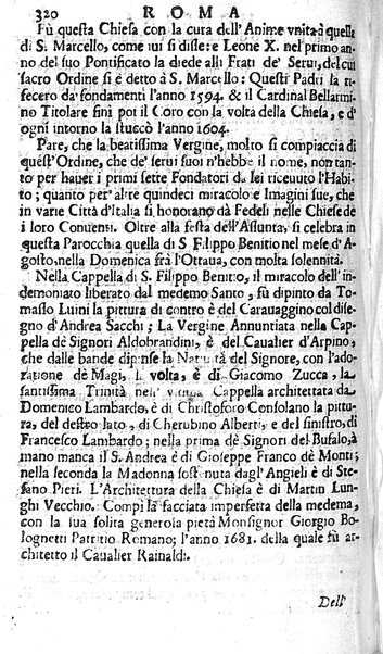 Ritratto di Roma moderna: nel quale sono descritte, le sagre basiliche, le chiese, collegij, confraternite, librerie, ospedali, monasteri, fontane, giardini, palazzi, pitture, sculture, e statue più famose, esistenti dentro, e fuori della città. Con la narratione dell'opere pie, ... Distinto in quatordici rioni, abbellito con le figure di rame, e raccolto dall'auttori, accennati nel primo tomo