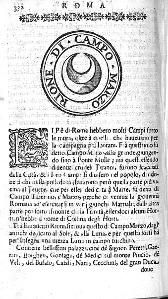 Ritratto di Roma moderna: nel quale sono descritte, le sagre basiliche, le chiese, collegij, confraternite, librerie, ospedali, monasteri, fontane, giardini, palazzi, pitture, sculture, e statue più famose, esistenti dentro, e fuori della città. Con la narratione dell'opere pie, ... Distinto in quatordici rioni, abbellito con le figure di rame, e raccolto dall'auttori, accennati nel primo tomo