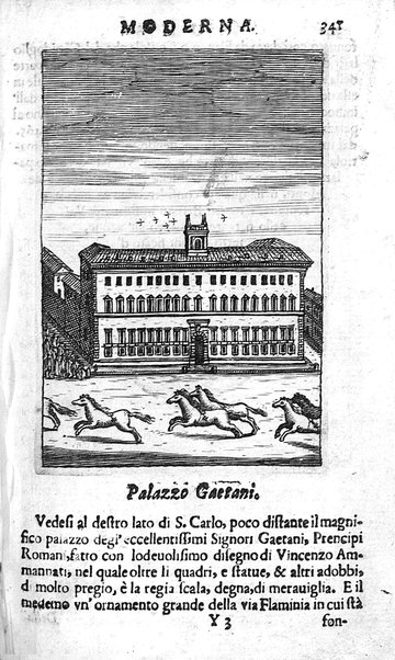 Ritratto di Roma moderna: nel quale sono descritte, le sagre basiliche, le chiese, collegij, confraternite, librerie, ospedali, monasteri, fontane, giardini, palazzi, pitture, sculture, e statue più famose, esistenti dentro, e fuori della città. Con la narratione dell'opere pie, ... Distinto in quatordici rioni, abbellito con le figure di rame, e raccolto dall'auttori, accennati nel primo tomo