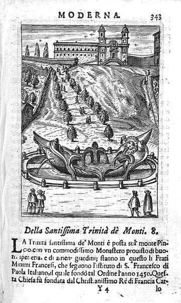 Ritratto di Roma moderna: nel quale sono descritte, le sagre basiliche, le chiese, collegij, confraternite, librerie, ospedali, monasteri, fontane, giardini, palazzi, pitture, sculture, e statue più famose, esistenti dentro, e fuori della città. Con la narratione dell'opere pie, ... Distinto in quatordici rioni, abbellito con le figure di rame, e raccolto dall'auttori, accennati nel primo tomo