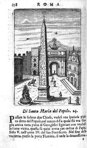 Ritratto di Roma moderna: nel quale sono descritte, le sagre basiliche, le chiese, collegij, confraternite, librerie, ospedali, monasteri, fontane, giardini, palazzi, pitture, sculture, e statue più famose, esistenti dentro, e fuori della città. Con la narratione dell'opere pie, ... Distinto in quatordici rioni, abbellito con le figure di rame, e raccolto dall'auttori, accennati nel primo tomo
