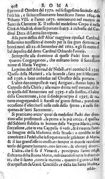 Ritratto di Roma moderna: nel quale sono descritte, le sagre basiliche, le chiese, collegij, confraternite, librerie, ospedali, monasteri, fontane, giardini, palazzi, pitture, sculture, e statue più famose, esistenti dentro, e fuori della città. Con la narratione dell'opere pie, ... Distinto in quatordici rioni, abbellito con le figure di rame, e raccolto dall'auttori, accennati nel primo tomo