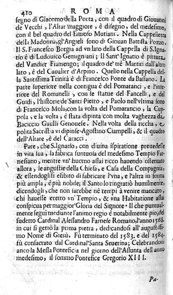 Ritratto di Roma moderna: nel quale sono descritte, le sagre basiliche, le chiese, collegij, confraternite, librerie, ospedali, monasteri, fontane, giardini, palazzi, pitture, sculture, e statue più famose, esistenti dentro, e fuori della città. Con la narratione dell'opere pie, ... Distinto in quatordici rioni, abbellito con le figure di rame, e raccolto dall'auttori, accennati nel primo tomo