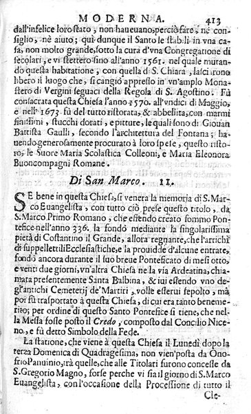 Ritratto di Roma moderna: nel quale sono descritte, le sagre basiliche, le chiese, collegij, confraternite, librerie, ospedali, monasteri, fontane, giardini, palazzi, pitture, sculture, e statue più famose, esistenti dentro, e fuori della città. Con la narratione dell'opere pie, ... Distinto in quatordici rioni, abbellito con le figure di rame, e raccolto dall'auttori, accennati nel primo tomo