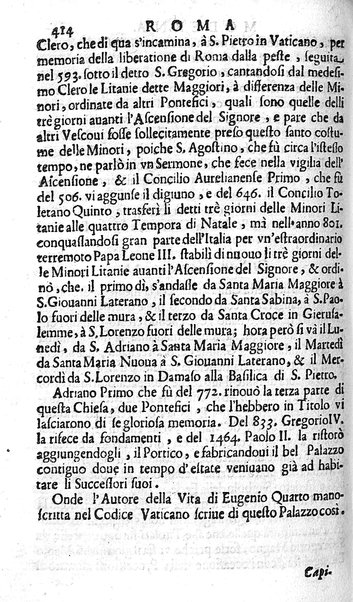 Ritratto di Roma moderna: nel quale sono descritte, le sagre basiliche, le chiese, collegij, confraternite, librerie, ospedali, monasteri, fontane, giardini, palazzi, pitture, sculture, e statue più famose, esistenti dentro, e fuori della città. Con la narratione dell'opere pie, ... Distinto in quatordici rioni, abbellito con le figure di rame, e raccolto dall'auttori, accennati nel primo tomo