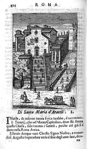 Ritratto di Roma moderna: nel quale sono descritte, le sagre basiliche, le chiese, collegij, confraternite, librerie, ospedali, monasteri, fontane, giardini, palazzi, pitture, sculture, e statue più famose, esistenti dentro, e fuori della città. Con la narratione dell'opere pie, ... Distinto in quatordici rioni, abbellito con le figure di rame, e raccolto dall'auttori, accennati nel primo tomo