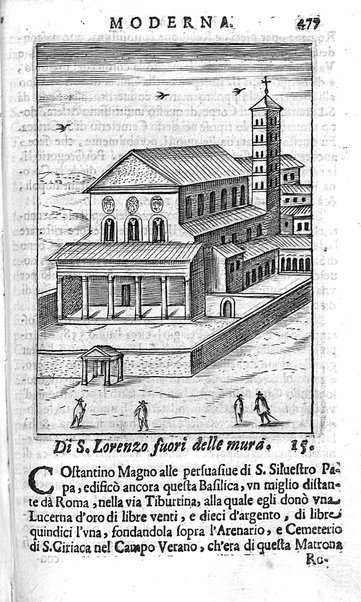 Ritratto di Roma moderna: nel quale sono descritte, le sagre basiliche, le chiese, collegij, confraternite, librerie, ospedali, monasteri, fontane, giardini, palazzi, pitture, sculture, e statue più famose, esistenti dentro, e fuori della città. Con la narratione dell'opere pie, ... Distinto in quatordici rioni, abbellito con le figure di rame, e raccolto dall'auttori, accennati nel primo tomo