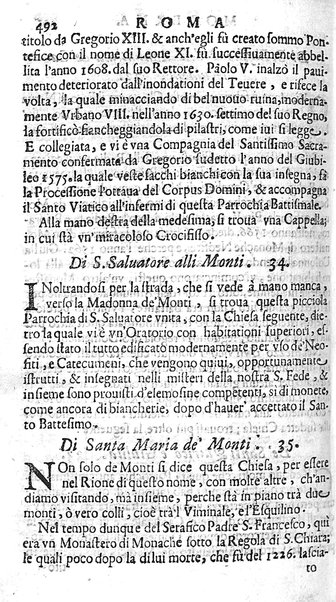 Ritratto di Roma moderna: nel quale sono descritte, le sagre basiliche, le chiese, collegij, confraternite, librerie, ospedali, monasteri, fontane, giardini, palazzi, pitture, sculture, e statue più famose, esistenti dentro, e fuori della città. Con la narratione dell'opere pie, ... Distinto in quatordici rioni, abbellito con le figure di rame, e raccolto dall'auttori, accennati nel primo tomo