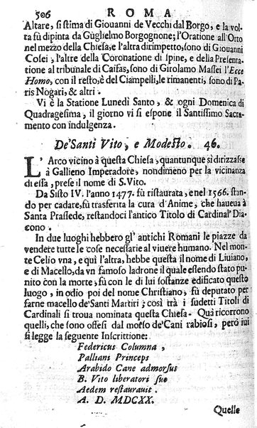 Ritratto di Roma moderna: nel quale sono descritte, le sagre basiliche, le chiese, collegij, confraternite, librerie, ospedali, monasteri, fontane, giardini, palazzi, pitture, sculture, e statue più famose, esistenti dentro, e fuori della città. Con la narratione dell'opere pie, ... Distinto in quatordici rioni, abbellito con le figure di rame, e raccolto dall'auttori, accennati nel primo tomo