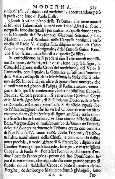 Ritratto di Roma moderna: nel quale sono descritte, le sagre basiliche, le chiese, collegij, confraternite, librerie, ospedali, monasteri, fontane, giardini, palazzi, pitture, sculture, e statue più famose, esistenti dentro, e fuori della città. Con la narratione dell'opere pie, ... Distinto in quatordici rioni, abbellito con le figure di rame, e raccolto dall'auttori, accennati nel primo tomo