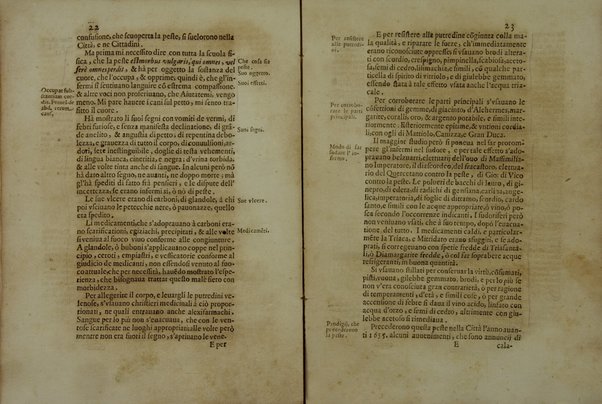 Raguaglio della peste scuoperta nella città di Riete li 25. ottobre 1656. Dato all'illustrissimo, & eccellentissimo sig. don Mario Chigi generale di S. Chiesa da Gioseppe Colantonii ... Doue si raccontano le diligenze fatte, acciò il contagio non s'auanzasse per tutta la città; nelli casali, e ville di campagna; & i modi tenuti per estirparla