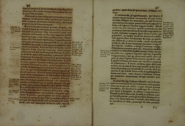 Raguaglio della peste scuoperta nella città di Riete li 25. ottobre 1656. Dato all'illustrissimo, & eccellentissimo sig. don Mario Chigi generale di S. Chiesa da Gioseppe Colantonii ... Doue si raccontano le diligenze fatte, acciò il contagio non s'auanzasse per tutta la città; nelli casali, e ville di campagna; & i modi tenuti per estirparla