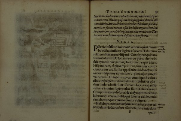 Tabacologia: hoc est tabaci, seu nicotianae descripti medico-chirurgico-pharmaceutica vel eius praeparatio et usus in omnibus fermè corporis humani incommodis. Per Johannem Neandrum Bremanum, ...