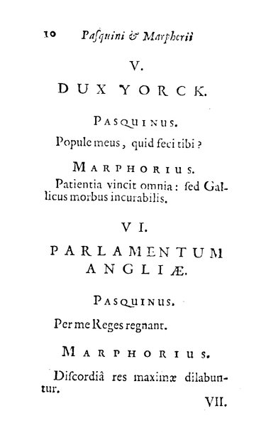 Pasquini et Marphorii curiosae interlocutiones, super praesentem orbis christiani statum publicatae in Romano capitolio anno 1683. Et Latinè ac Gallicè editae