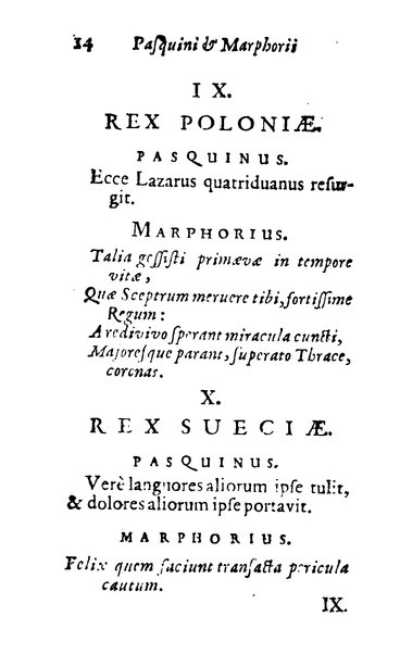 Pasquini et Marphorii curiosae interlocutiones, super praesentem orbis christiani statum publicatae in Romano capitolio anno 1683. Et Latinè ac Gallicè editae