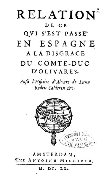 Pasquini et Marphorii curiosae interlocutiones, super praesentem orbis christiani statum publicatae in Romano capitolio anno 1683. Et Latinè ac Gallicè editae