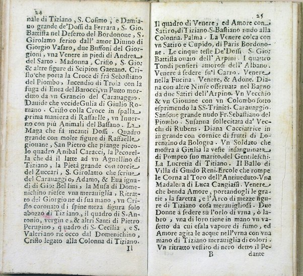 Viaggio curioso de' palazzi, e ville più notabili di Roma, di Pietro de' Sebastiani professore della lingua toscana, che dimostra le sudette cose