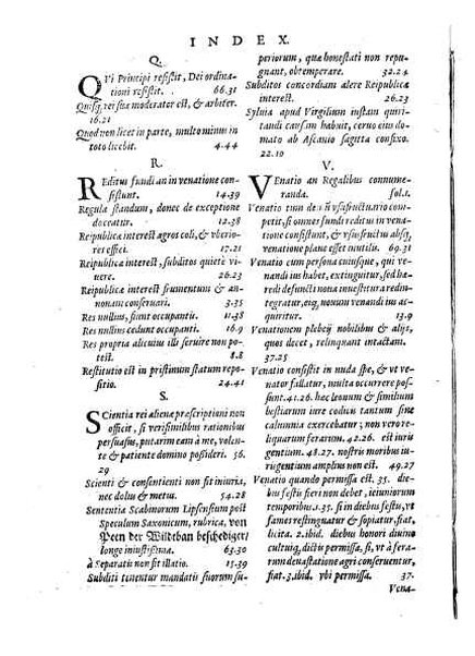 Tractatus 3. clarissimorum virorum, D. Friderici Pruckmanni, Sebastiani Medices Florentini, et D. Georgii Mor, de Nigro-monte Brigantini, vtiles, quotidiani & summe necessarii. De venatione, piscatione & aucupio. In quibus tota materia de iure venandi, aucupandi & piscandi non solum exactissime, sed & doctissime ac solidissime quoad forum, tractatur & deciditur in gratiam eorum, qui hisce egregijs exercitationum generibus delectantur