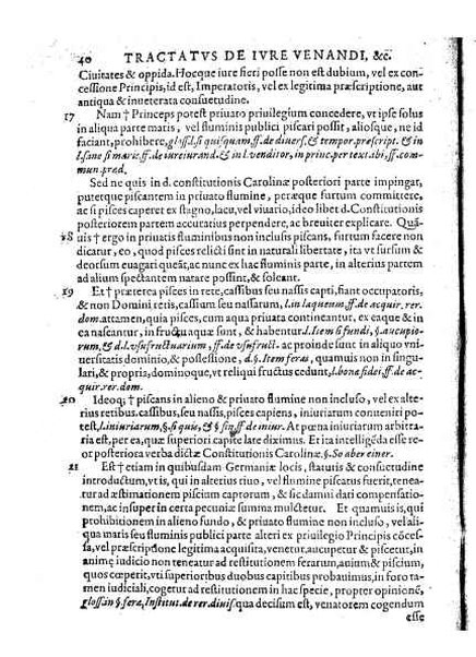 Tractatus 3. clarissimorum virorum, D. Friderici Pruckmanni, Sebastiani Medices Florentini, et D. Georgii Mor, de Nigro-monte Brigantini, vtiles, quotidiani & summe necessarii. De venatione, piscatione & aucupio. In quibus tota materia de iure venandi, aucupandi & piscandi non solum exactissime, sed & doctissime ac solidissime quoad forum, tractatur & deciditur in gratiam eorum, qui hisce egregijs exercitationum generibus delectantur