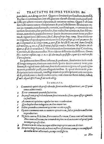 Tractatus 3. clarissimorum virorum, D. Friderici Pruckmanni, Sebastiani Medices Florentini, et D. Georgii Mor, de Nigro-monte Brigantini, vtiles, quotidiani & summe necessarii. De venatione, piscatione & aucupio. In quibus tota materia de iure venandi, aucupandi & piscandi non solum exactissime, sed & doctissime ac solidissime quoad forum, tractatur & deciditur in gratiam eorum, qui hisce egregijs exercitationum generibus delectantur