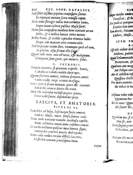 Catalecta Virgilii & aliorum poëtarum Latinorum veterum poematia: cum commentariis Iosephi Scaligeri Iul. Caes. fil