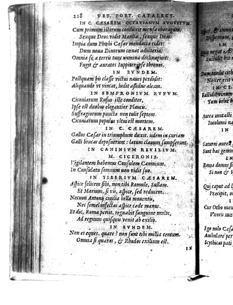 Catalecta Virgilii & aliorum poëtarum Latinorum veterum poematia: cum commentariis Iosephi Scaligeri Iul. Caes. fil