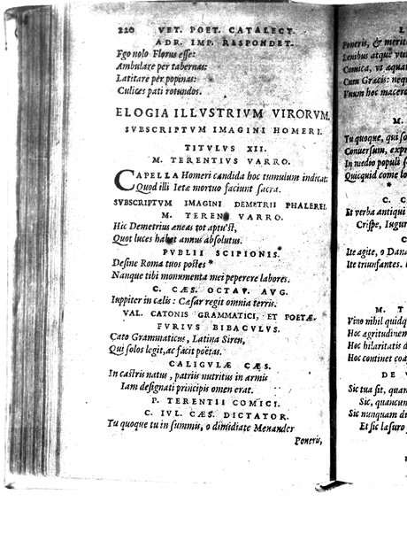 Catalecta Virgilii & aliorum poëtarum Latinorum veterum poematia: cum commentariis Iosephi Scaligeri Iul. Caes. fil