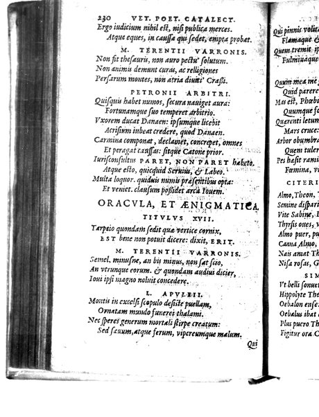 Catalecta Virgilii & aliorum poëtarum Latinorum veterum poematia: cum commentariis Iosephi Scaligeri Iul. Caes. fil