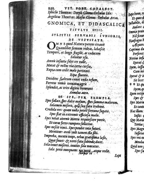 Catalecta Virgilii & aliorum poëtarum Latinorum veterum poematia: cum commentariis Iosephi Scaligeri Iul. Caes. fil