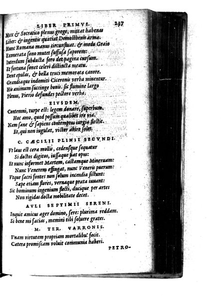 Catalecta Virgilii & aliorum poëtarum Latinorum veterum poematia: cum commentariis Iosephi Scaligeri Iul. Caes. fil