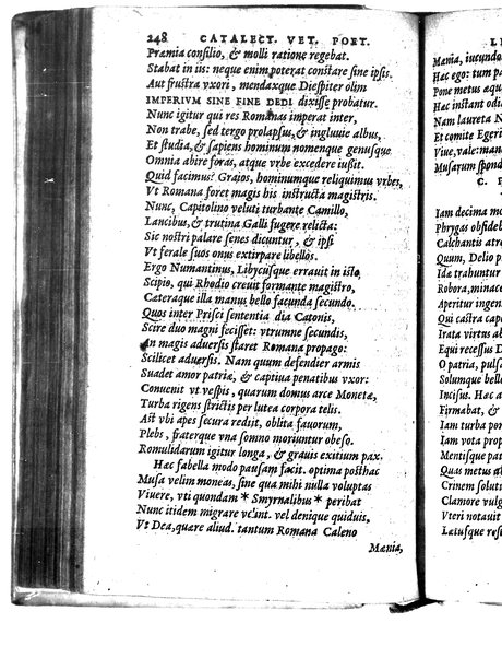 Catalecta Virgilii & aliorum poëtarum Latinorum veterum poematia: cum commentariis Iosephi Scaligeri Iul. Caes. fil