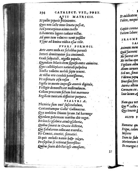 Catalecta Virgilii & aliorum poëtarum Latinorum veterum poematia: cum commentariis Iosephi Scaligeri Iul. Caes. fil