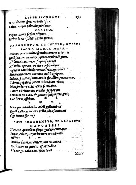 Catalecta Virgilii & aliorum poëtarum Latinorum veterum poematia: cum commentariis Iosephi Scaligeri Iul. Caes. fil