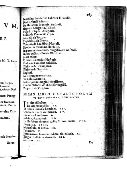 Catalecta Virgilii & aliorum poëtarum Latinorum veterum poematia: cum commentariis Iosephi Scaligeri Iul. Caes. fil