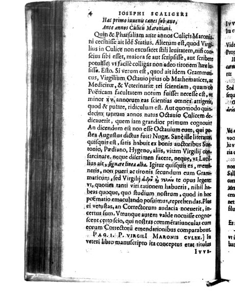 Catalecta Virgilii & aliorum poëtarum Latinorum veterum poematia: cum commentariis Iosephi Scaligeri Iul. Caes. fil