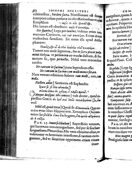 Catalecta Virgilii & aliorum poëtarum Latinorum veterum poematia: cum commentariis Iosephi Scaligeri Iul. Caes. fil