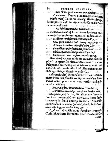 Catalecta Virgilii & aliorum poëtarum Latinorum veterum poematia: cum commentariis Iosephi Scaligeri Iul. Caes. fil